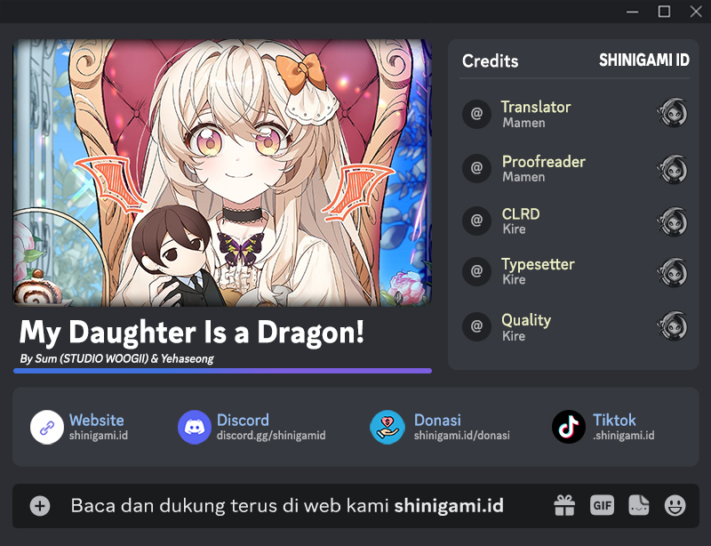 My Daughter Is a Dragon! Chapter 52 - halaman 1