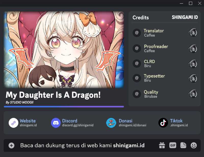 My Daughter Is a Dragon! Chapter 56 - halaman 1