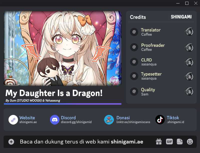My Daughter Is a Dragon! Chapter 67 - halaman 1