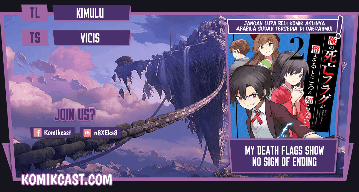 My Death Flags Show No Sign of Ending Chapter 22.2 - halaman 1