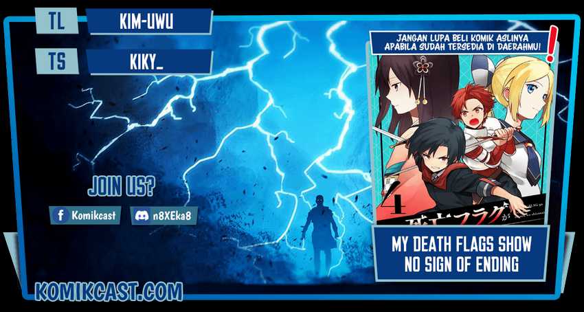 My Death Flags Show No Sign of Ending Chapter 37 - halaman 1