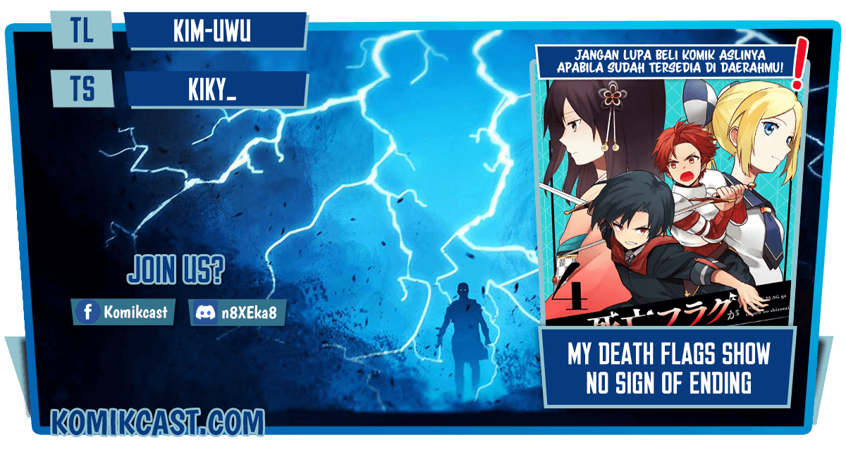 My Death Flags Show No Sign of Ending Chapter 39 - halaman 1