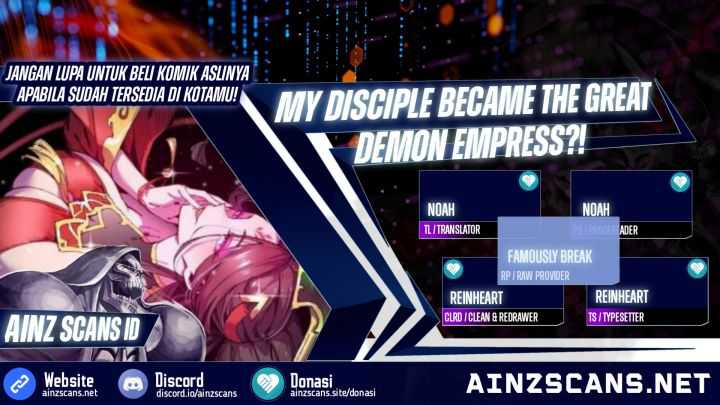 My Disciple Became The Great Demon Empress?! Chapter 10 - halaman 1