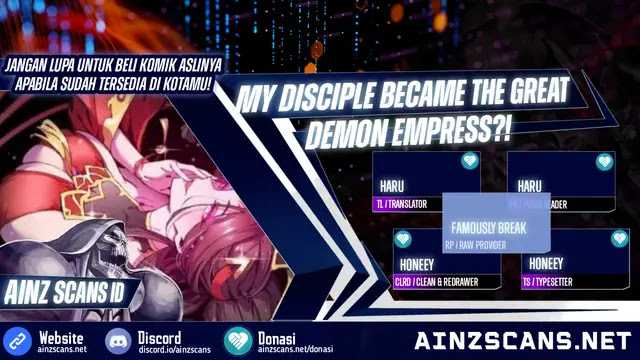 My Disciple Became The Great Demon Empress?! Chapter 12 - halaman 1