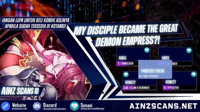 My Disciple Became The Great Demon Empress?! Chapter 19 - halaman 1