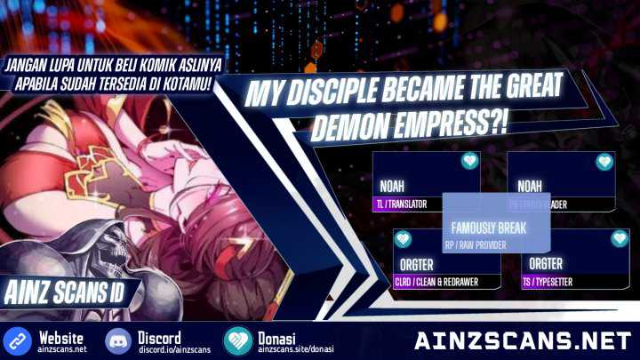 My Disciple Became The Great Demon Empress?! Chapter 2 - halaman 1