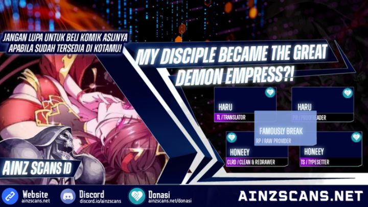 My Disciple Became The Great Demon Empress?! Chapter 20 - halaman 1