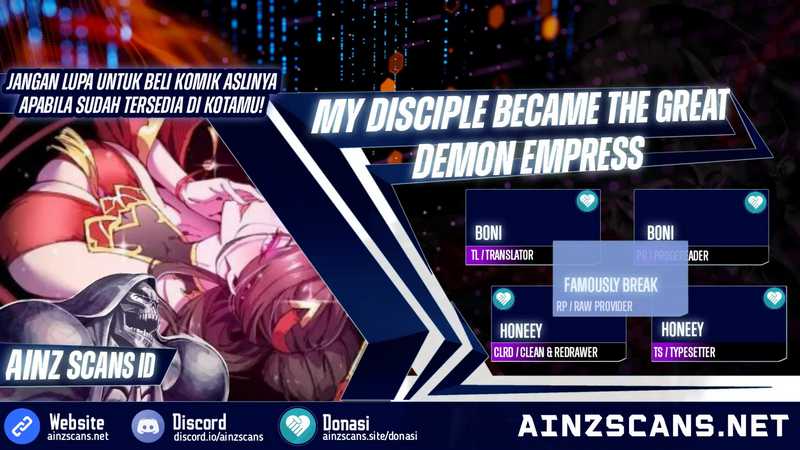 My Disciple Became The Great Demon Empress?! Chapter 28 - halaman 1