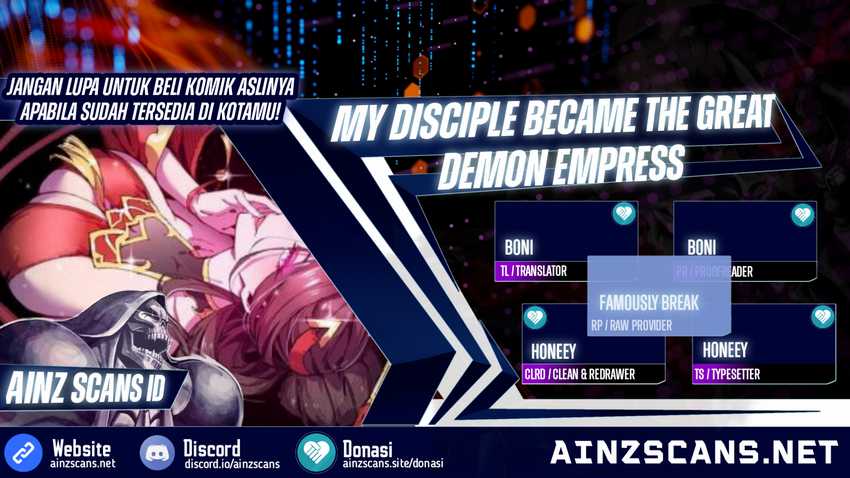 My Disciple Became The Great Demon Empress?! Chapter 29 - halaman 1