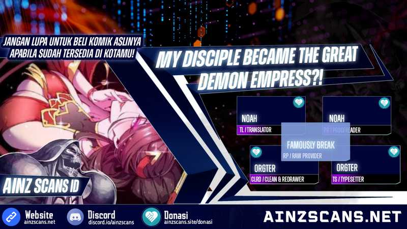 My Disciple Became The Great Demon Empress?! Chapter 3 - halaman 1