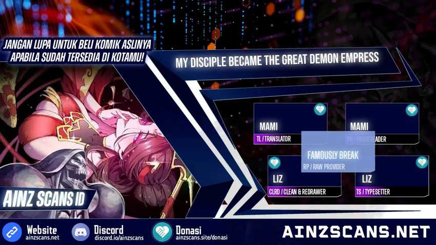 My Disciple Became The Great Demon Empress?! Chapter 40 - halaman 1