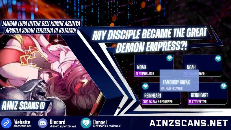 My Disciple Became The Great Demon Empress?! Chapter 7 - halaman 1