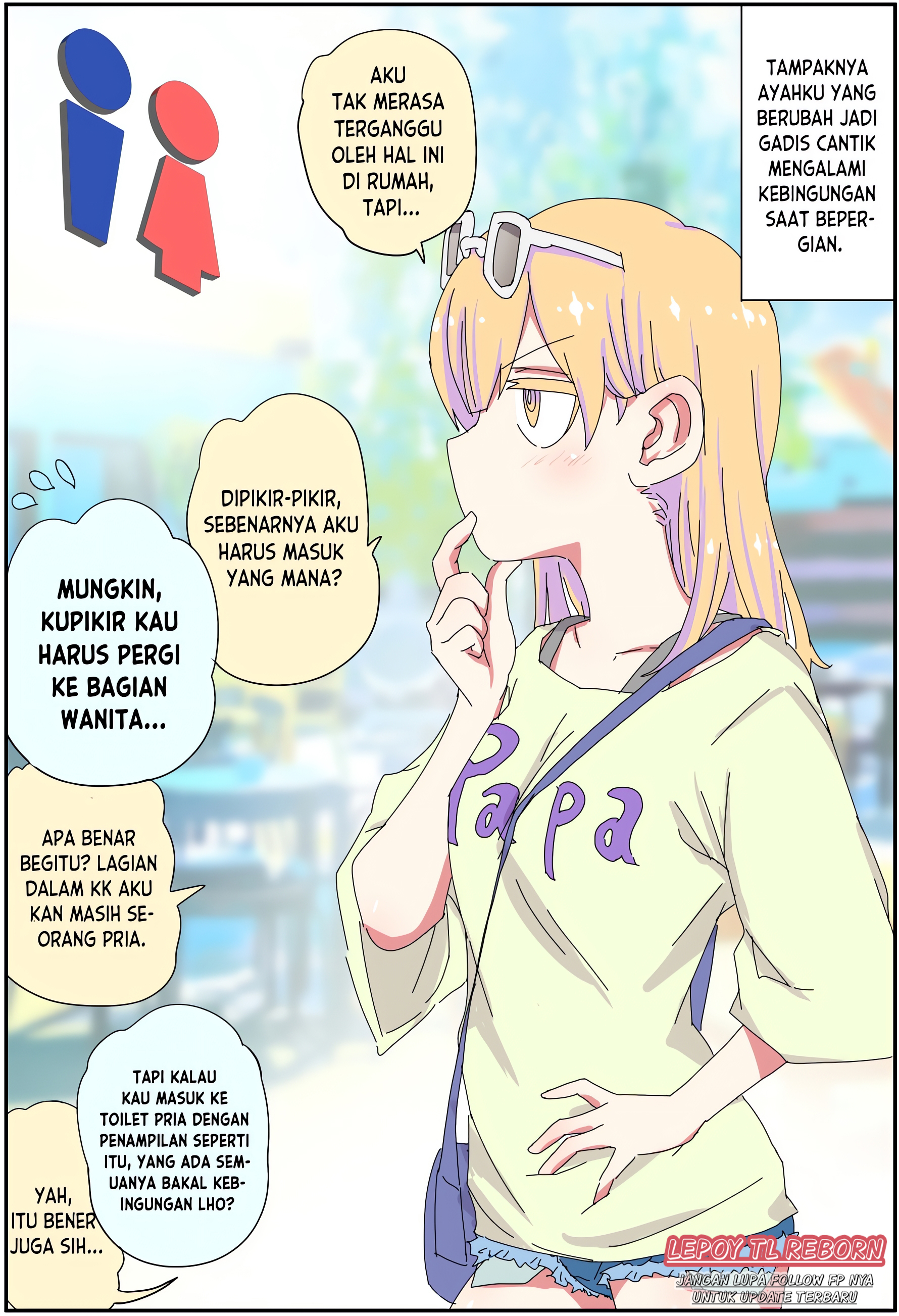 My Father Has Become a Beautiful Girl and It's a Lot of Pain Chapter 9 - halaman 1