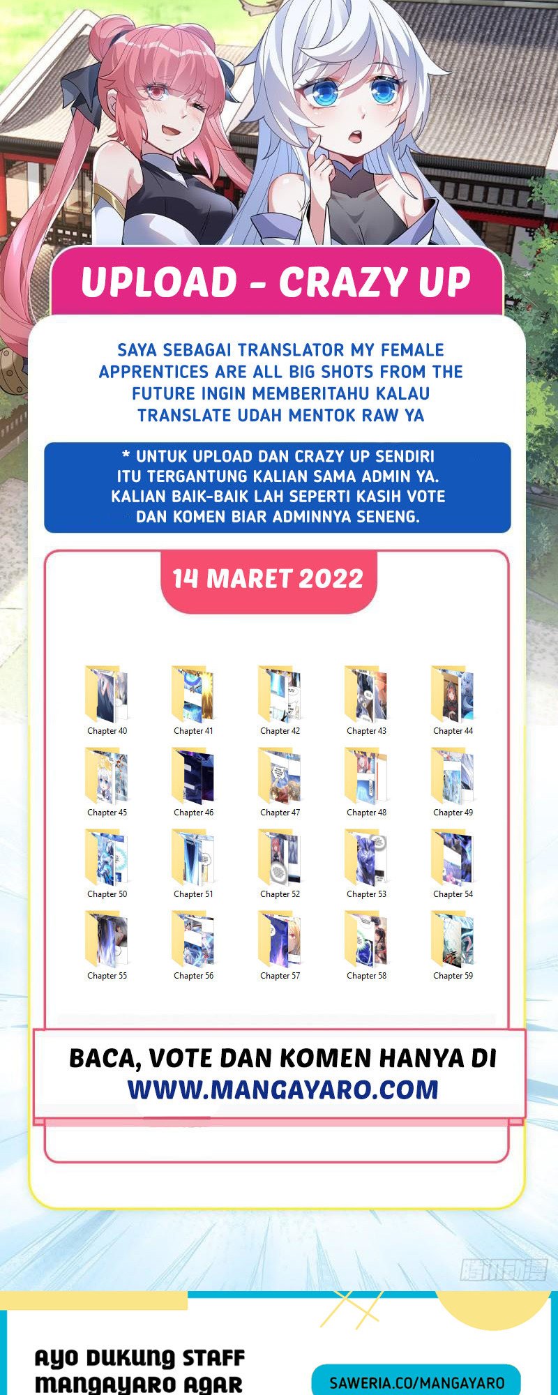 My Female Apprentices Are All Big Shots From the Future Chapter 43 - halaman 44