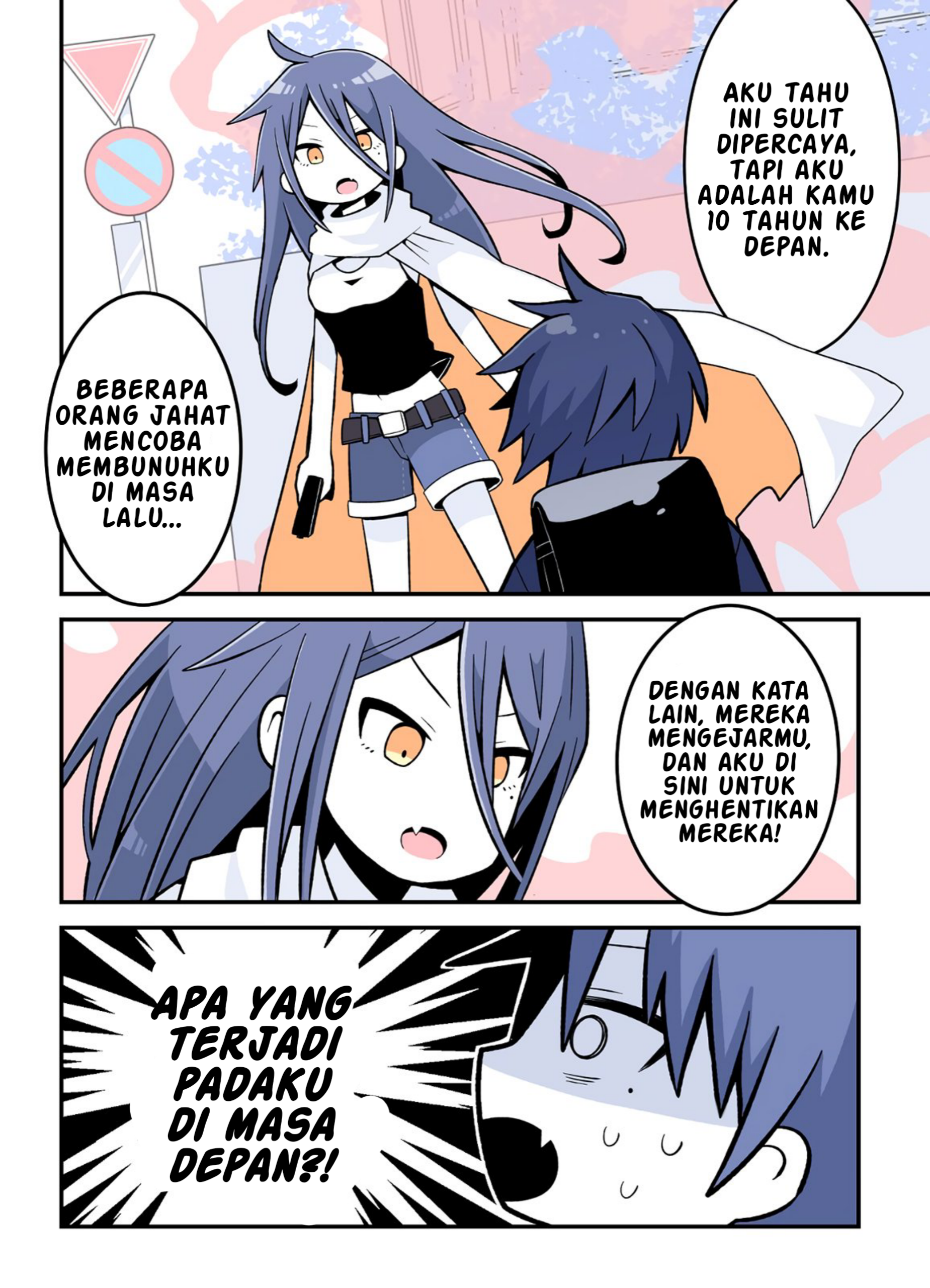 My Future Self Traveled Back in Time to the Past to Save Me Chapter 0 - halaman 1