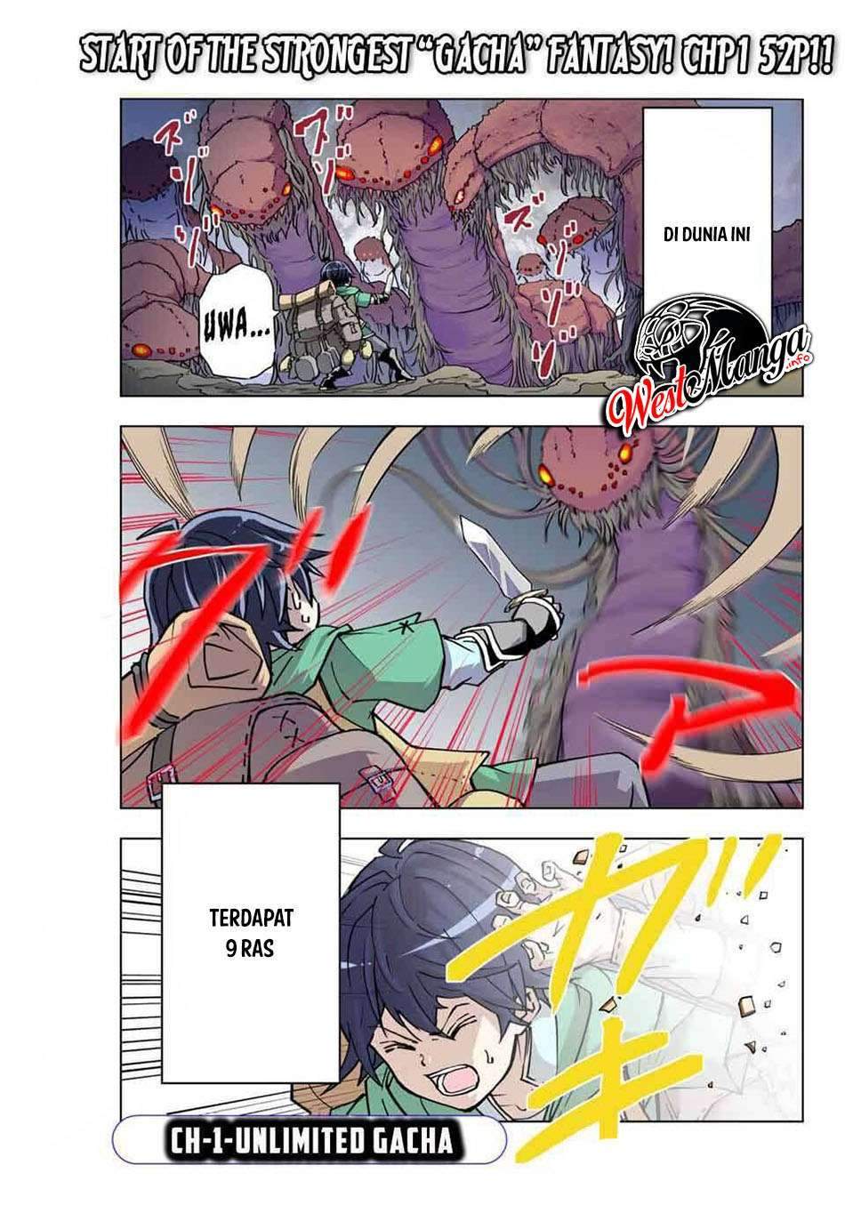 My Gift LVL 9999 Unlimited Gacha Chapter 1 - halaman 3