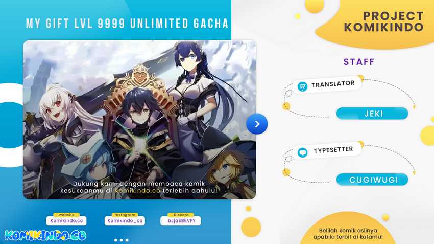 My Gift LVL 9999 Unlimited Gacha Chapter 133 - halaman 1