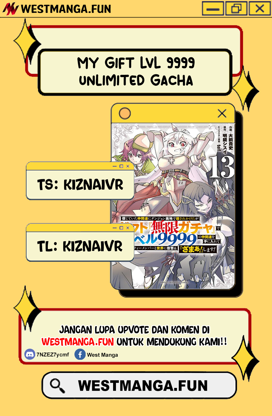 My Gift LVL 9999 Unlimited Gacha Chapter 156 - halaman 3