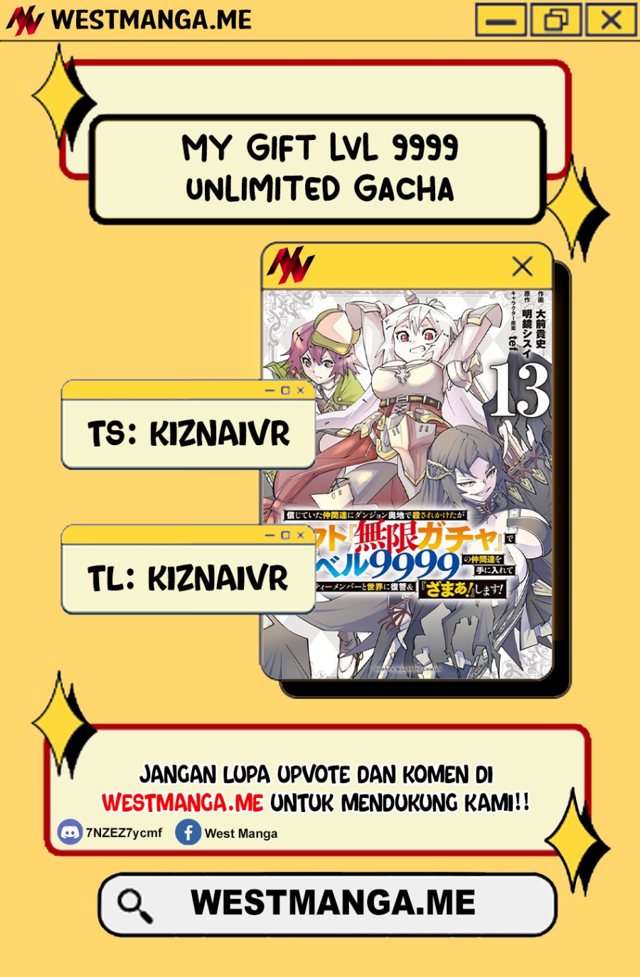 My Gift LVL 9999 Unlimited Gacha Chapter 170 - halaman 1