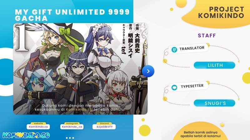 My Gift LVL 9999 Unlimited Gacha Chapter 23 - halaman 1