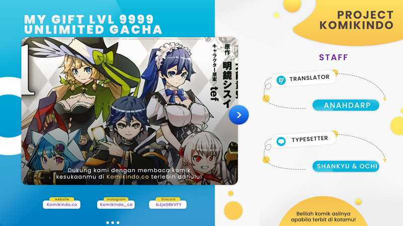 My Gift LVL 9999 Unlimited Gacha Chapter 28 - halaman 1