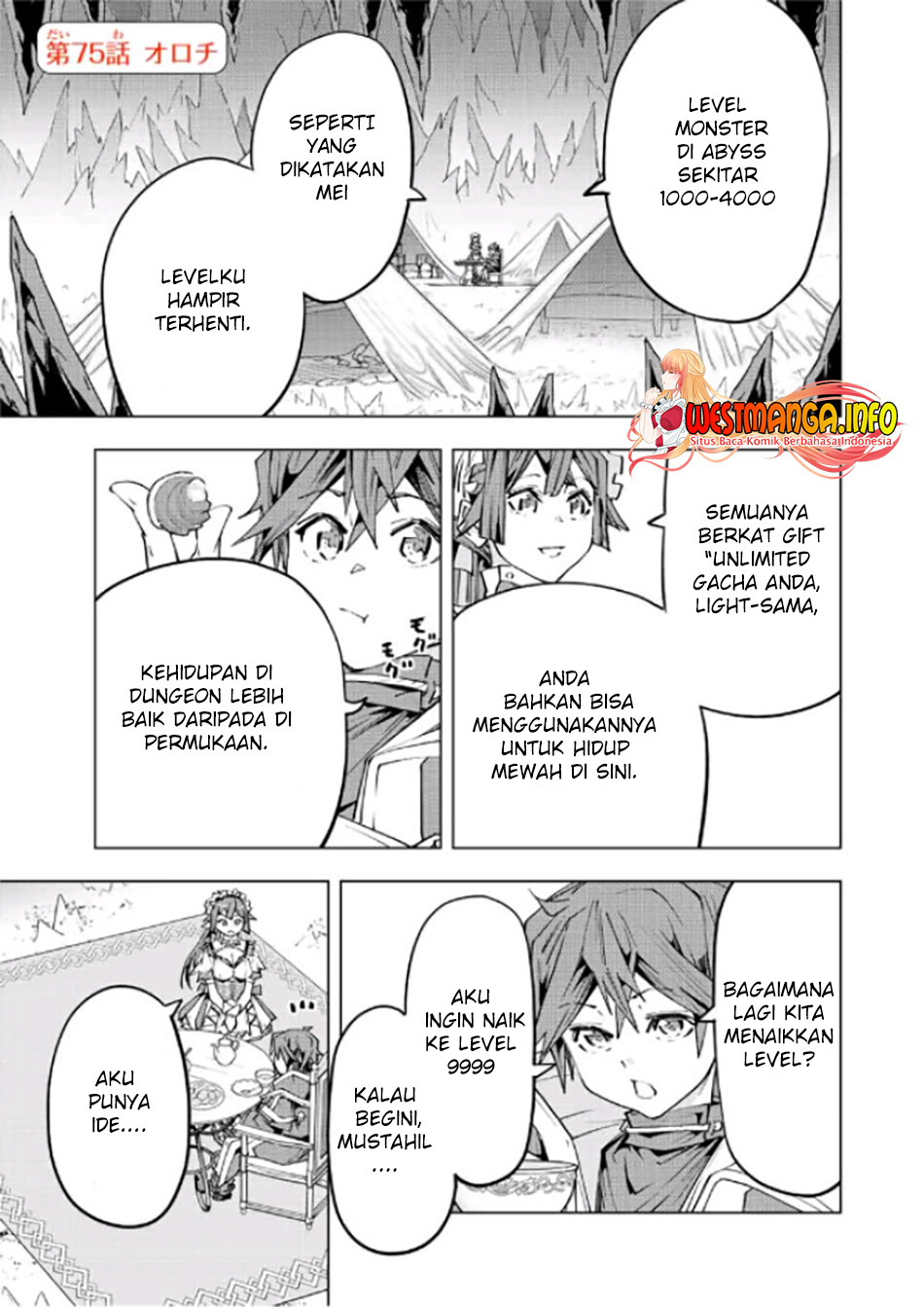 My Gift LVL 9999 Unlimited Gacha Chapter 75 - halaman 4