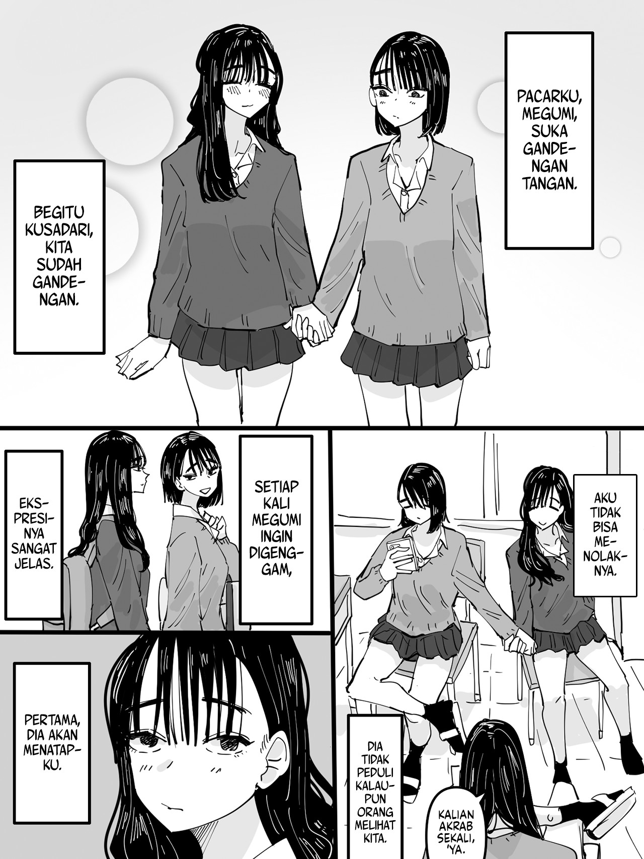 My girlfriend wants to hold hands Chapter 0 - halaman 2