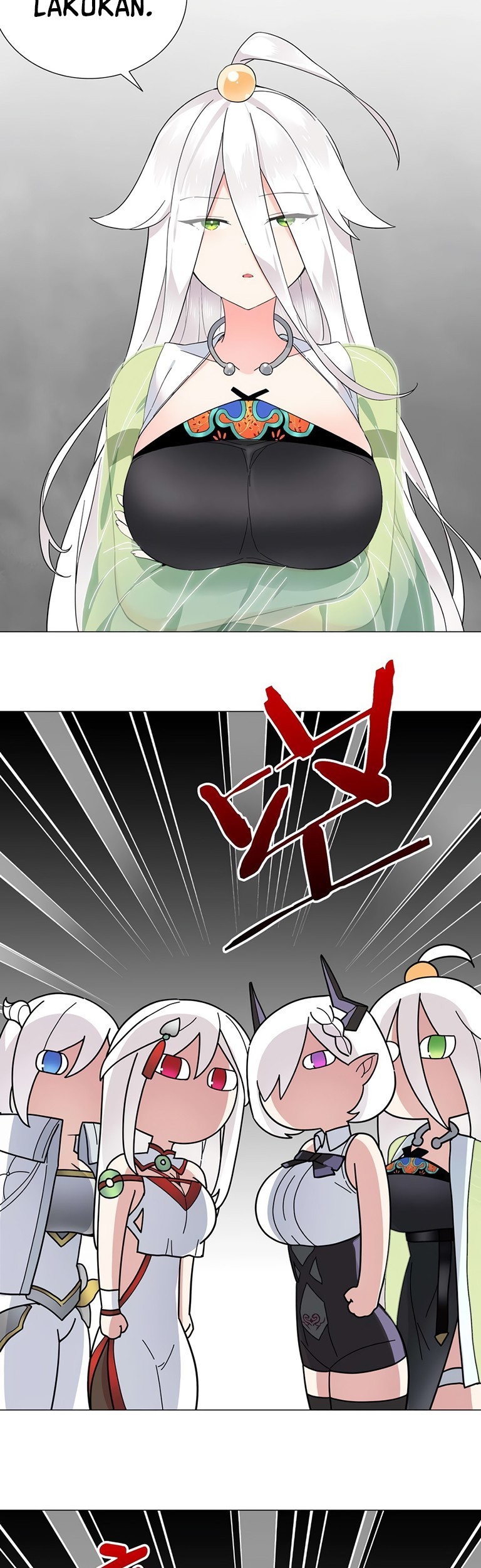 My Harem Grew So Large, I Was Forced to Ascend Chapter 72 - halaman 76