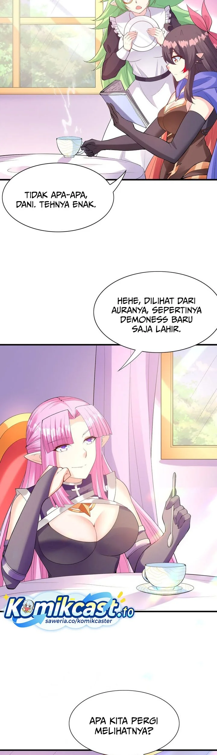My Harem Is Entirely Female Demon Villains Chapter 109 - halaman 8