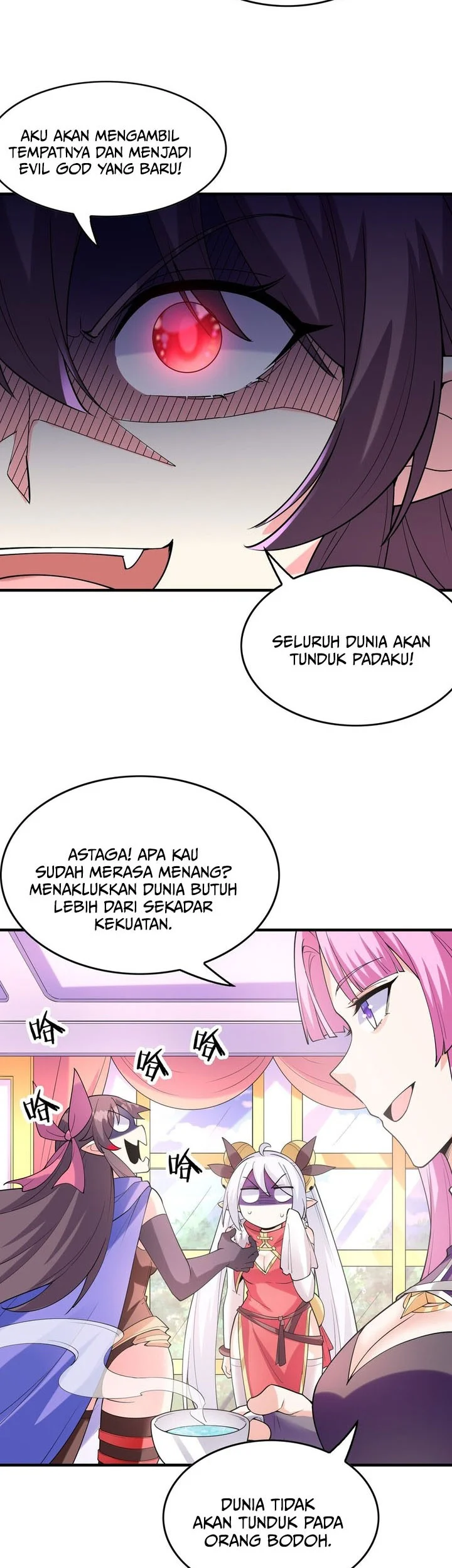 My Harem Is Entirely Female Demon Villains Chapter 112 - halaman 20