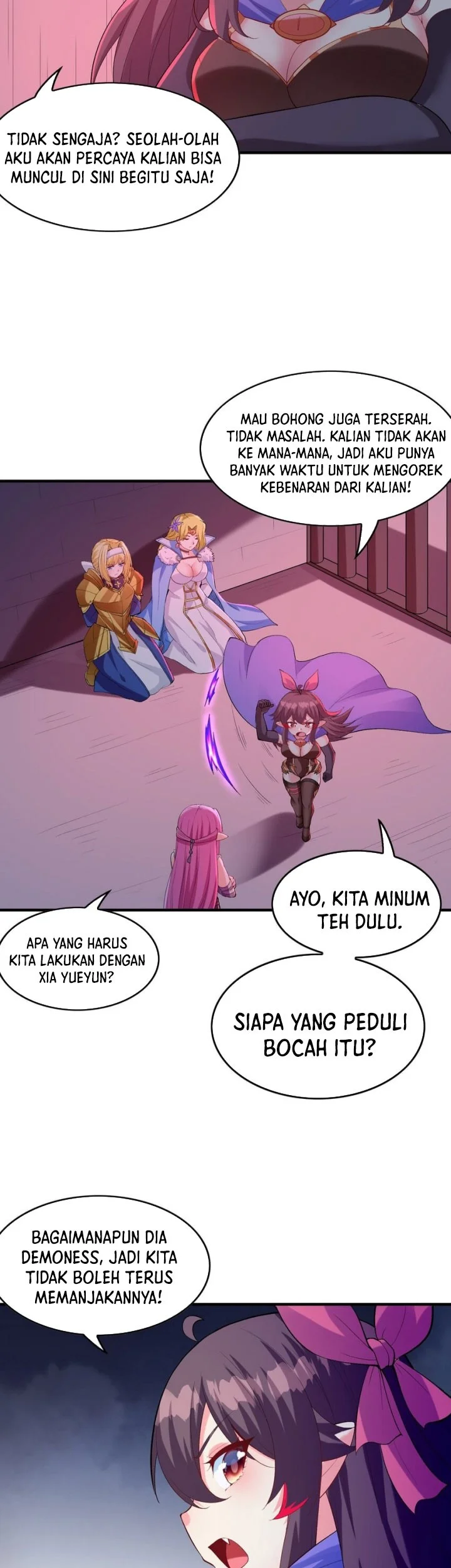 My Harem Is Entirely Female Demon Villains Chapter 122 - halaman 12