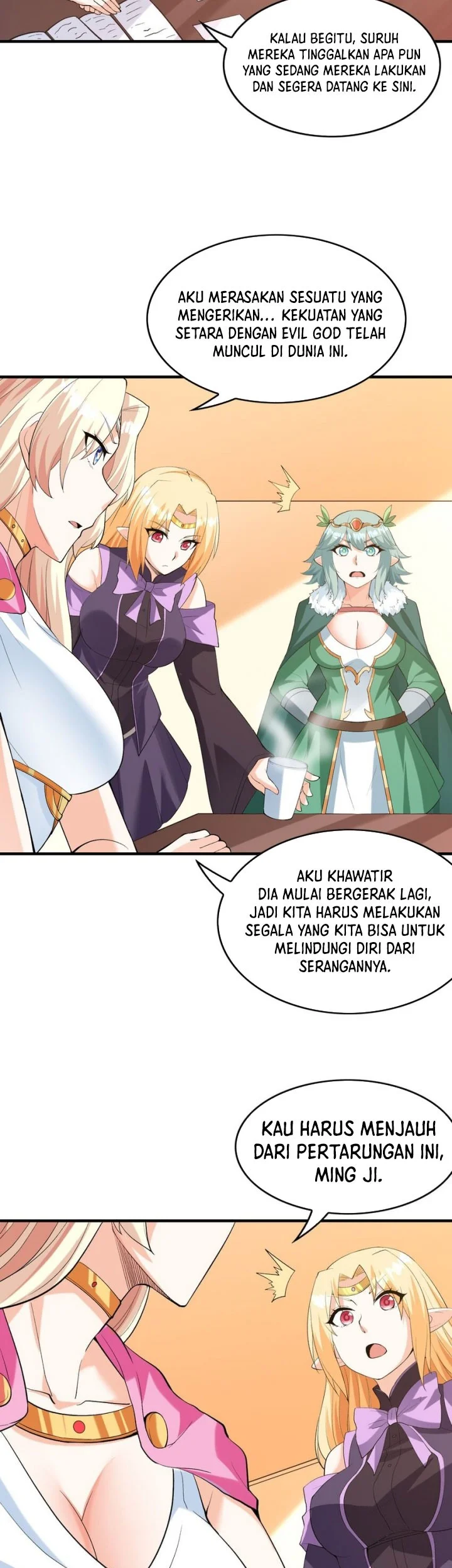 My Harem Is Entirely Female Demon Villains Chapter 124 - halaman 4
