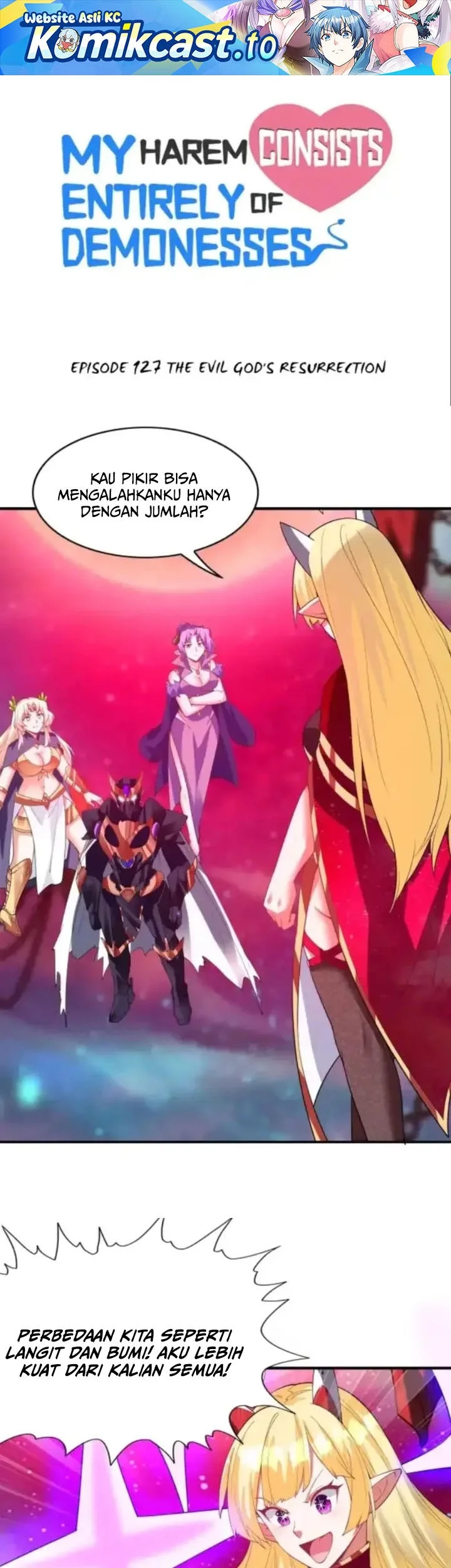 My Harem Is Entirely Female Demon Villains Chapter 127 - halaman 2