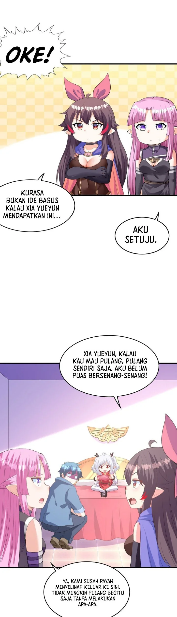 My Harem Is Entirely Female Demon Villains Chapter 132 - halaman 10