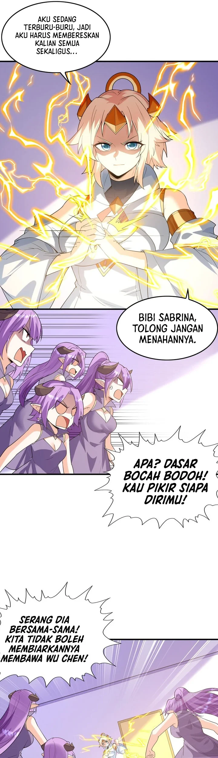 My Harem Is Entirely Female Demon Villains Chapter 147 - halaman 14