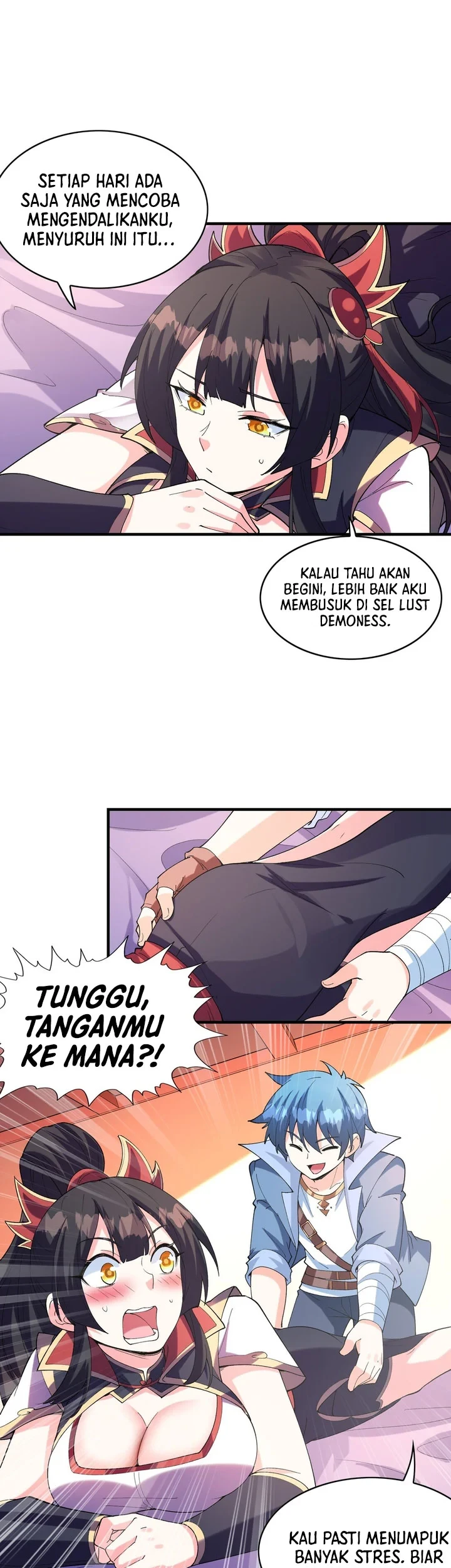 My Harem Is Entirely Female Demon Villains Chapter 151 - halaman 14