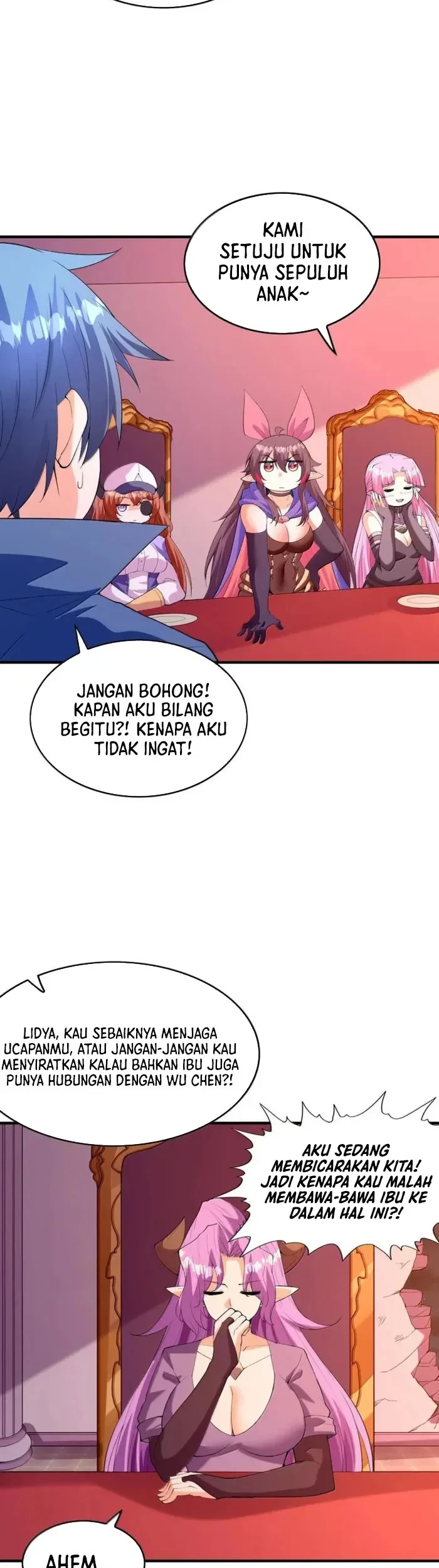 My Harem Is Entirely Female Demon Villains Chapter 158 - halaman 17