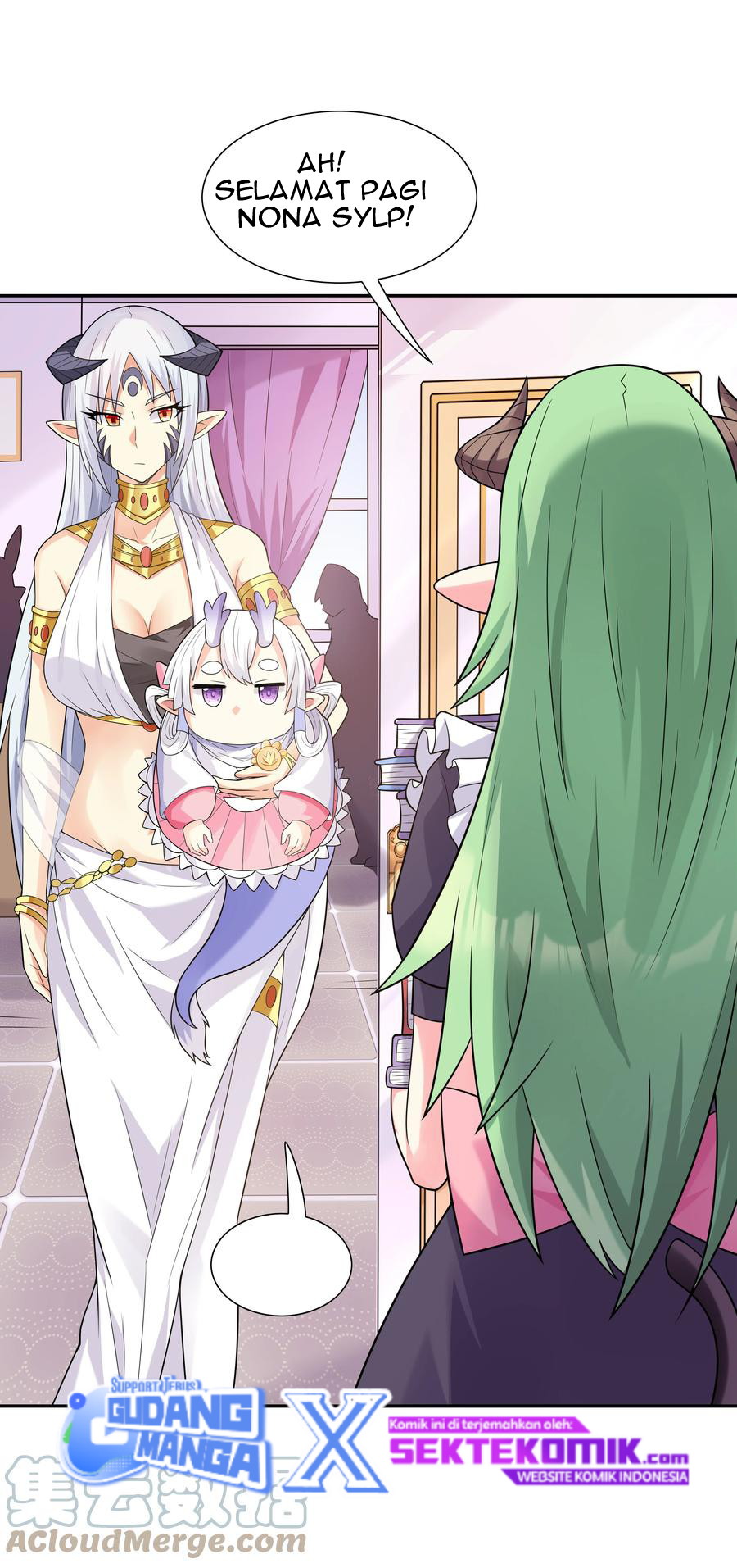 My Harem Is Entirely Female Demon Villains Chapter 18 - halaman 56