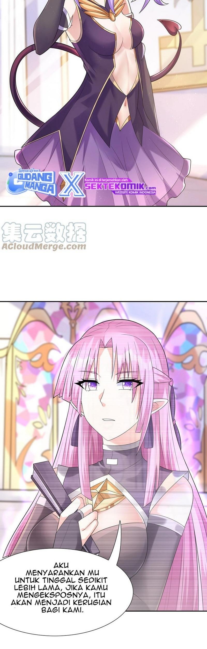 My Harem Is Entirely Female Demon Villains Chapter 27 - halaman 45