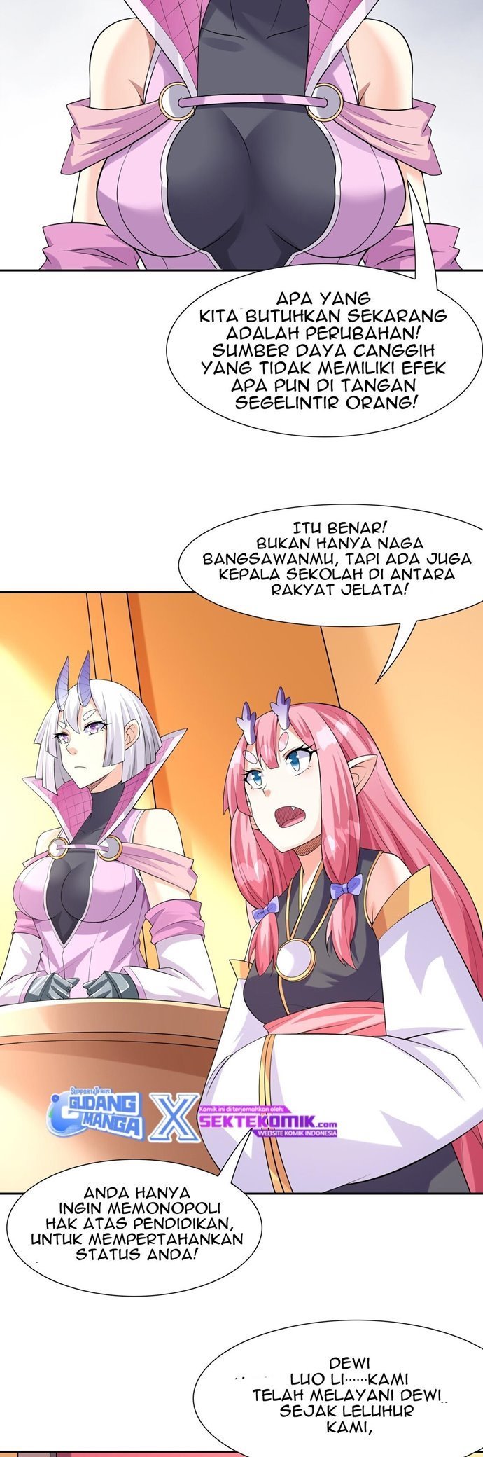 My Harem Is Entirely Female Demon Villains Chapter 32 - halaman 25