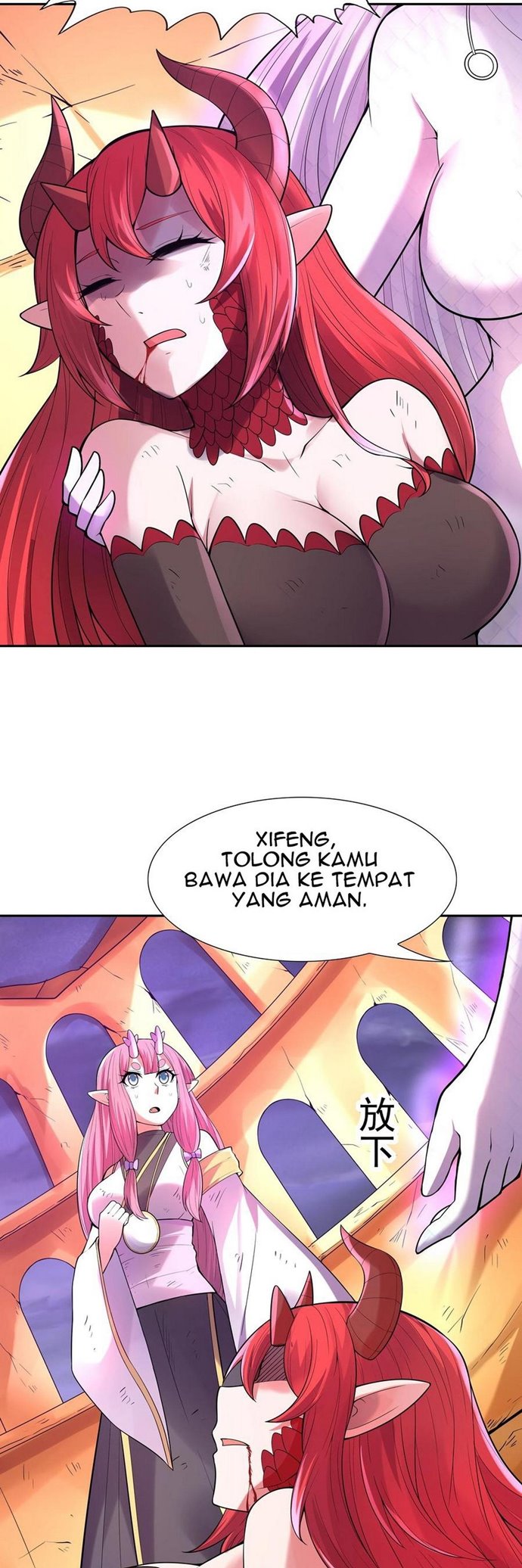 My Harem Is Entirely Female Demon Villains Chapter 34 - halaman 8