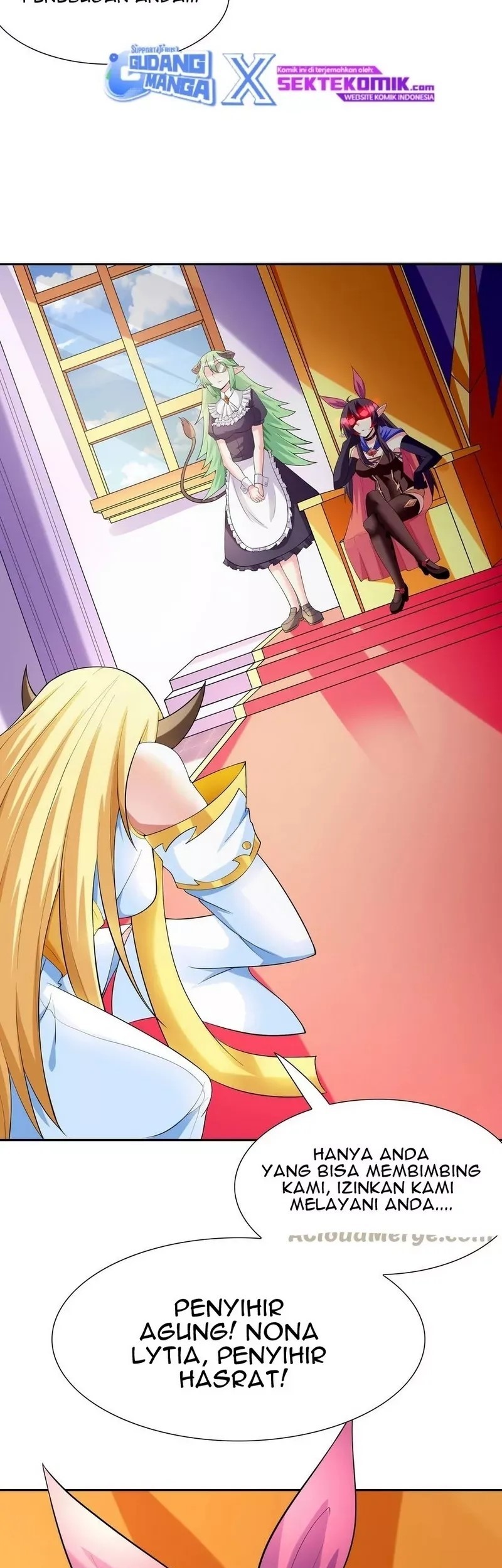 My Harem Is Entirely Female Demon Villains Chapter 37 - halaman 42