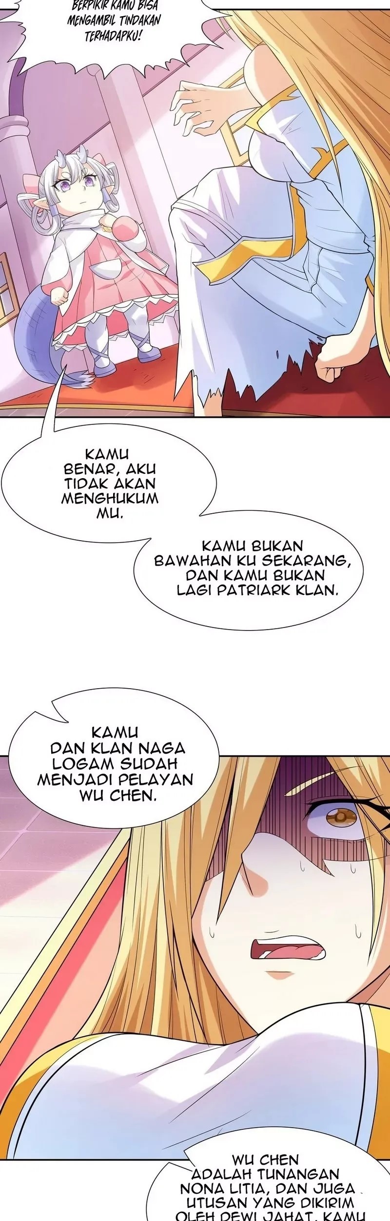 My Harem Is Entirely Female Demon Villains Chapter 38 - halaman 34