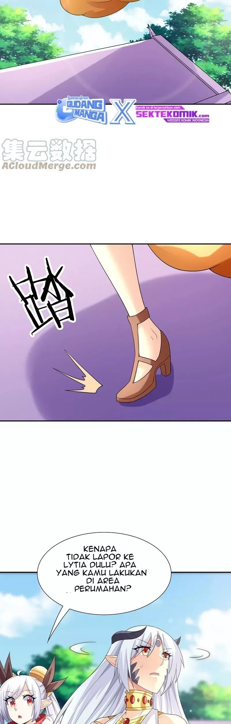 My Harem Is Entirely Female Demon Villains Chapter 38 - halaman 54