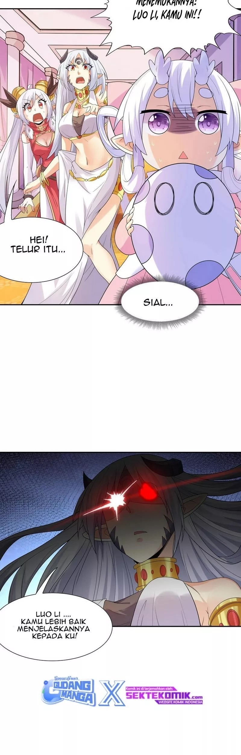 My Harem Is Entirely Female Demon Villains Chapter 39 - halaman 7