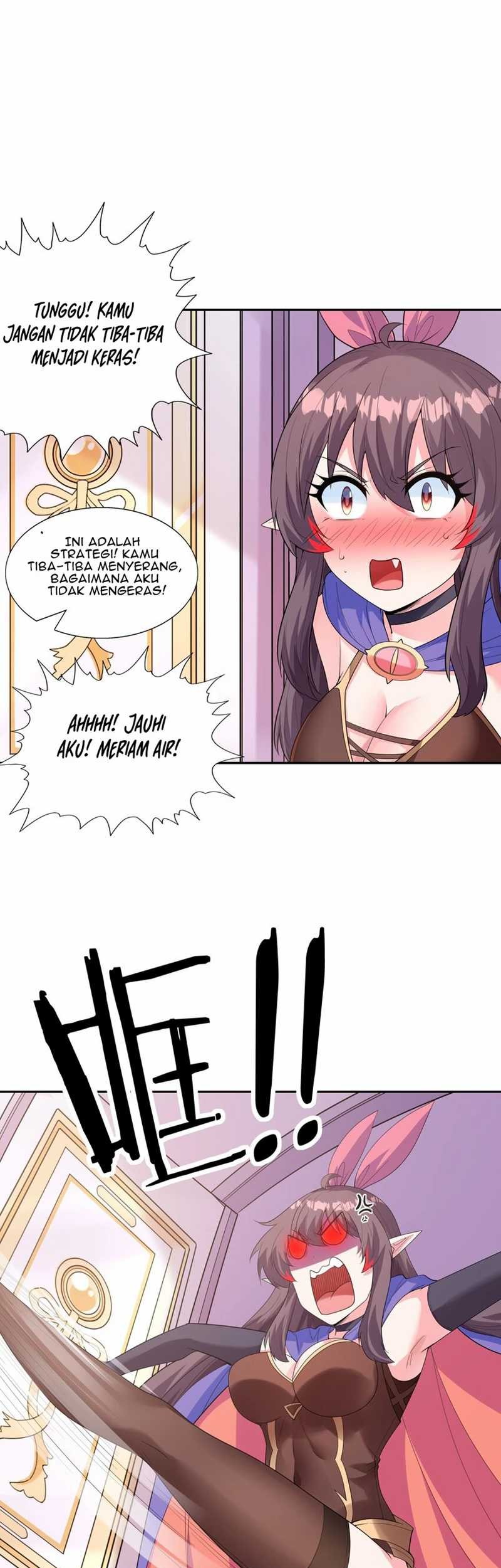 My Harem Is Entirely Female Demon Villains Chapter 41 - halaman 54