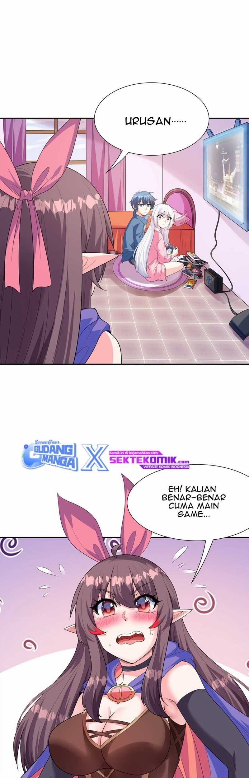 My Harem Is Entirely Female Demon Villains Chapter 41 - halaman 56