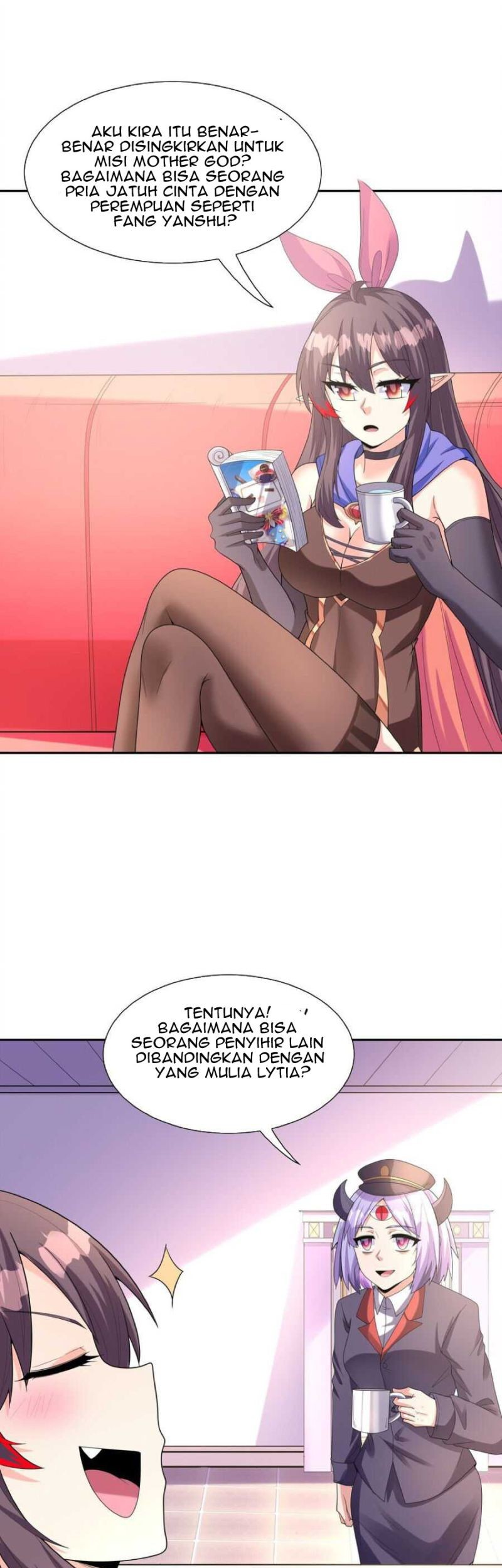 My Harem Is Entirely Female Demon Villains Chapter 47 - halaman 53