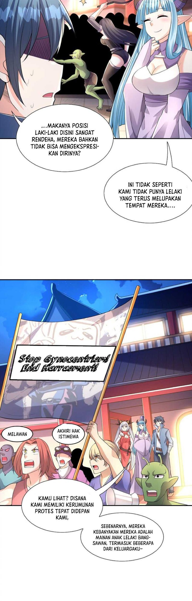 My Harem Is Entirely Female Demon Villains Chapter 48 - halaman 8