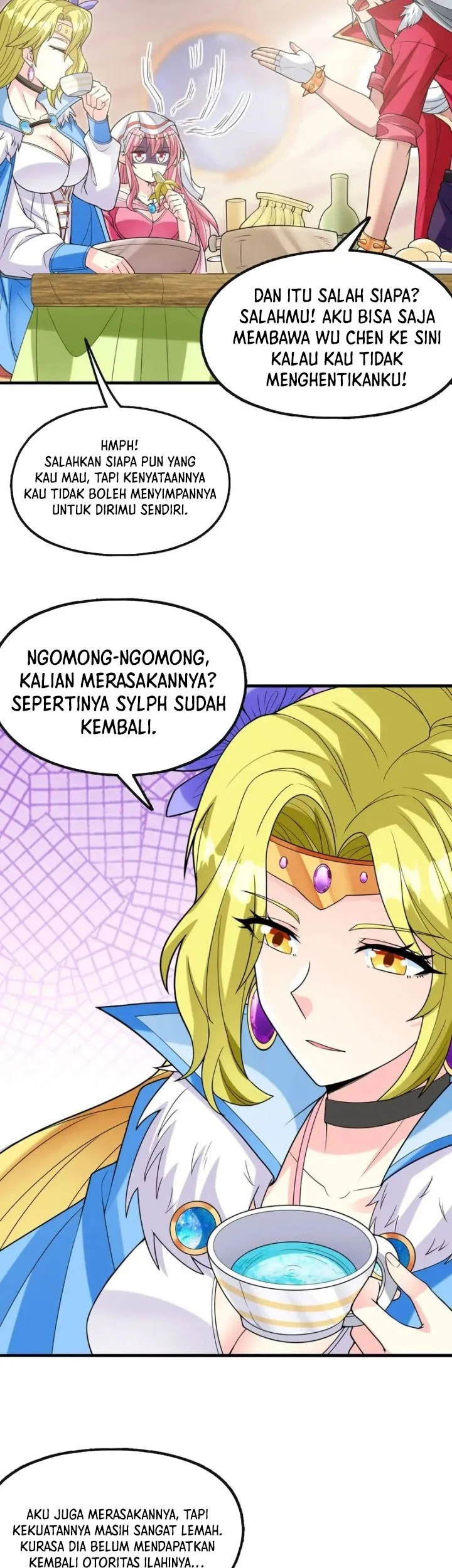 My Harem Is Entirely Female Demon Villains Chapter 70 - halaman 44